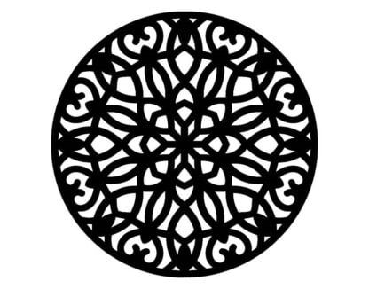 Dekorační mandala ze dřeva 140mm 02
